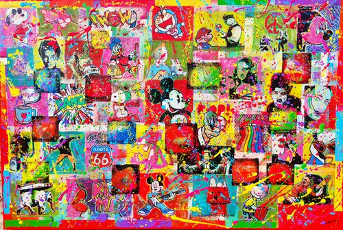 Pop rock van Joan Llaverias, Schilderij te koop op Singulart