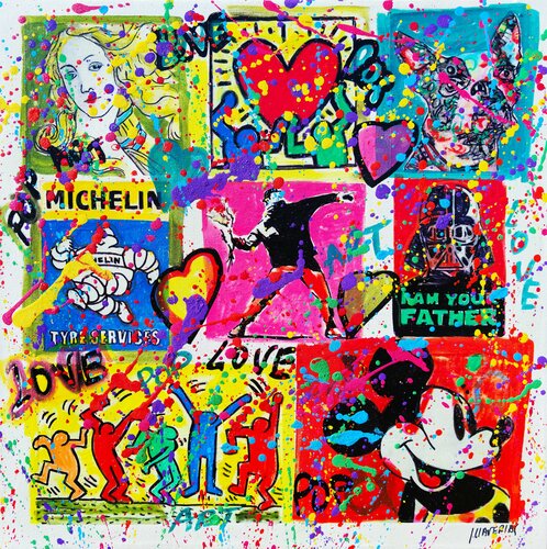 Pop stars van Joan Llaverias, Schilderij te koop op Singulart