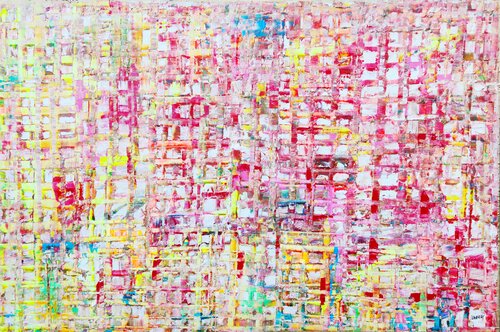 Urban texture lux gold de Joan Llaverias, Pintura a la venta en Singulart