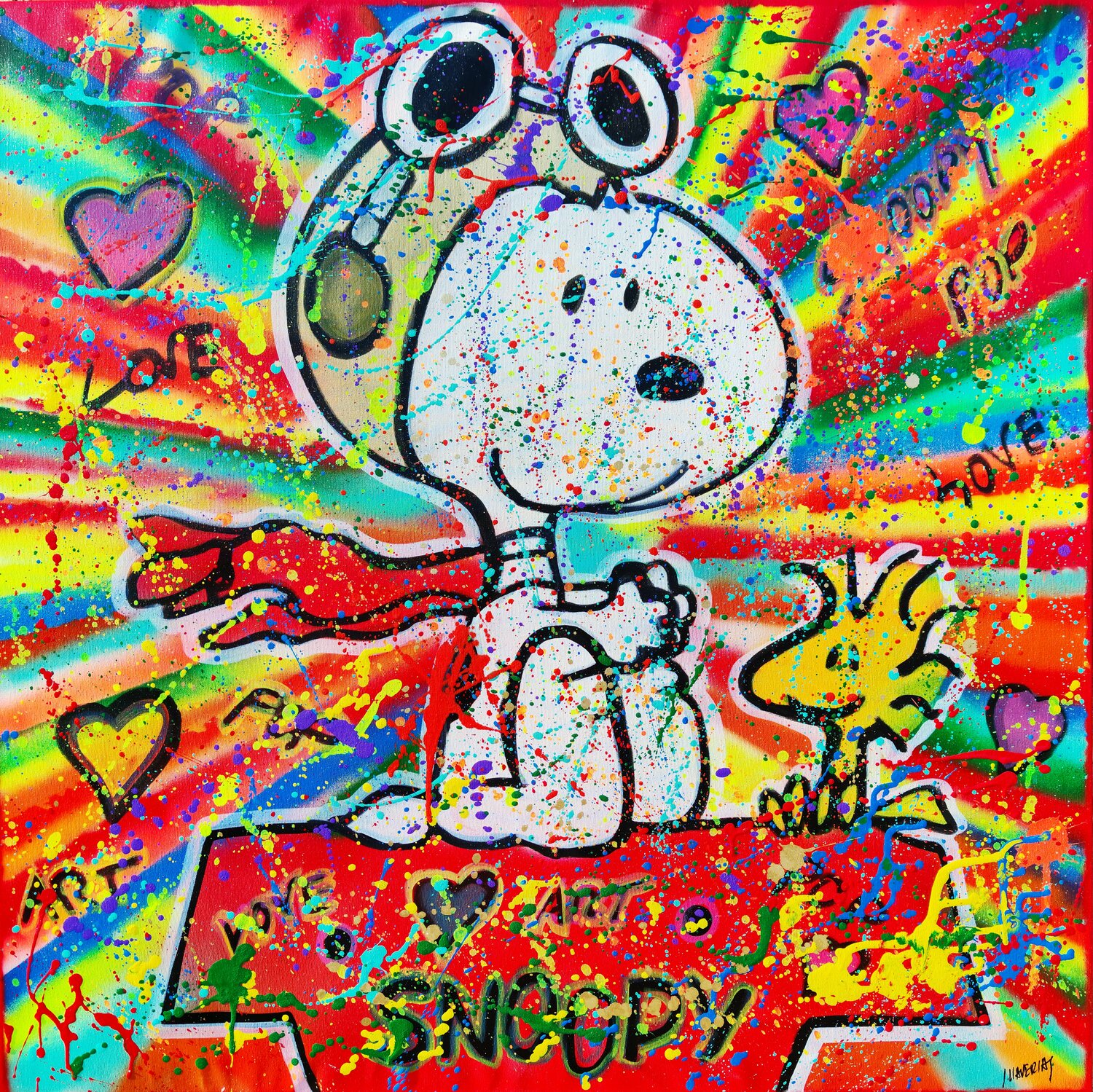 Super pop fluo Snoopy Joan Llaverias