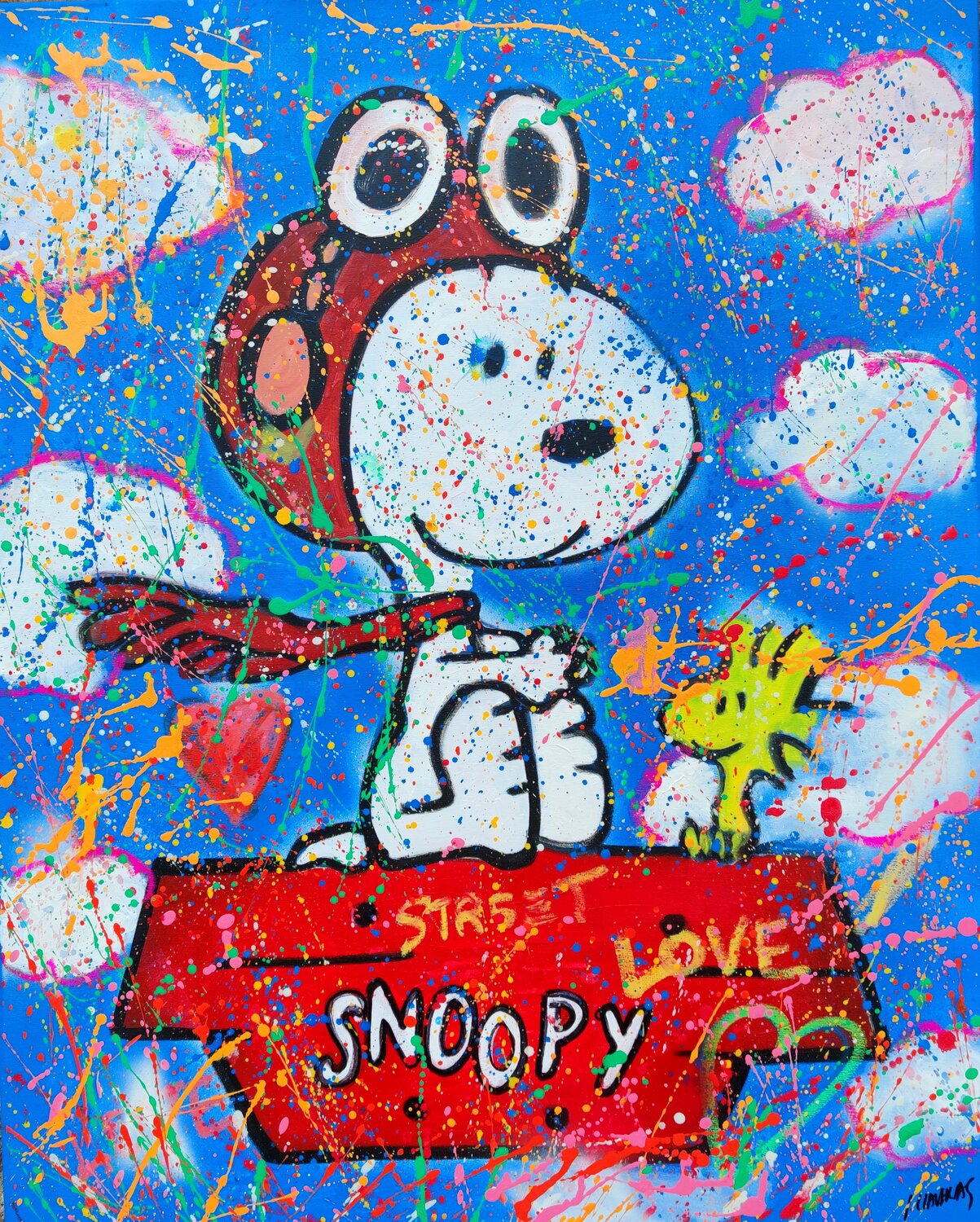 Snoopy pop fly Joan Llaverias