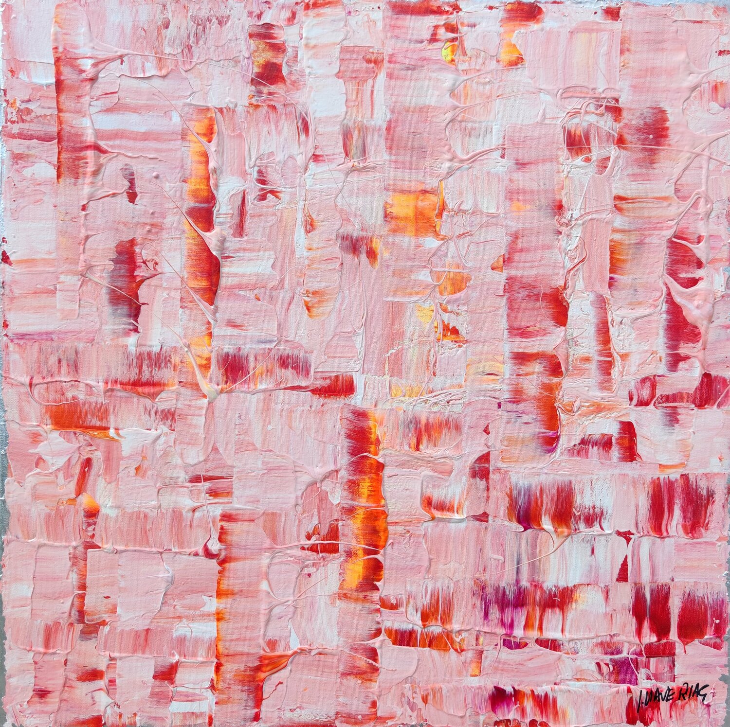 Urban nordik red orange 1 Joan Llaverias Originalgemälde zu verkaufen