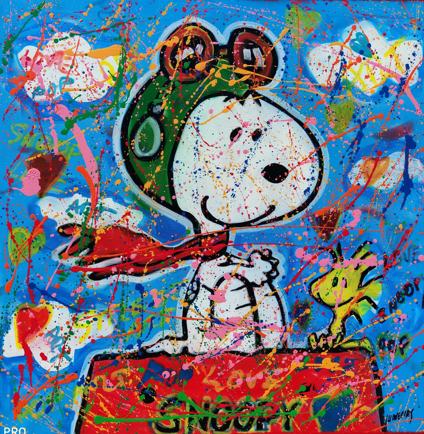 Snoopy pop love Joan Llaverias