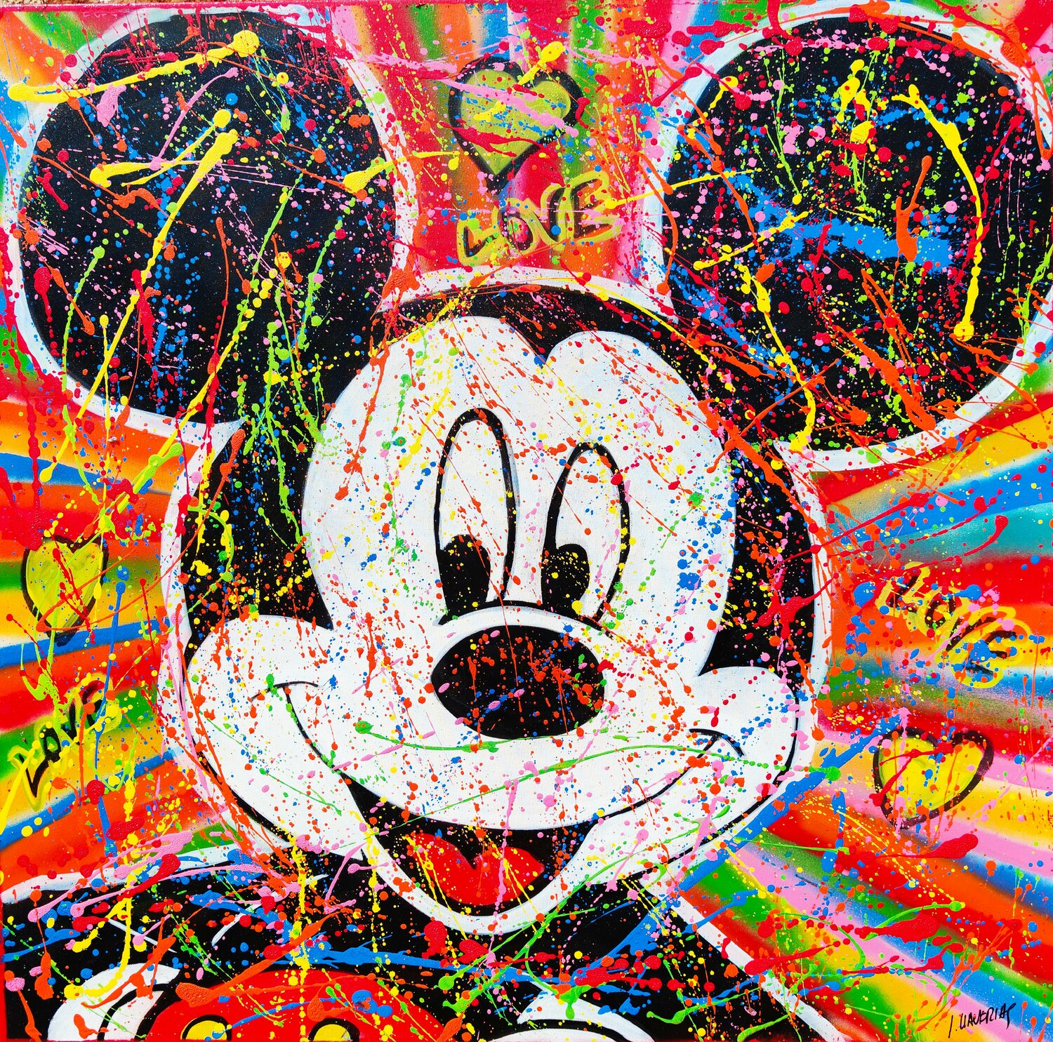 Mickey 3 love Joan Llaverias