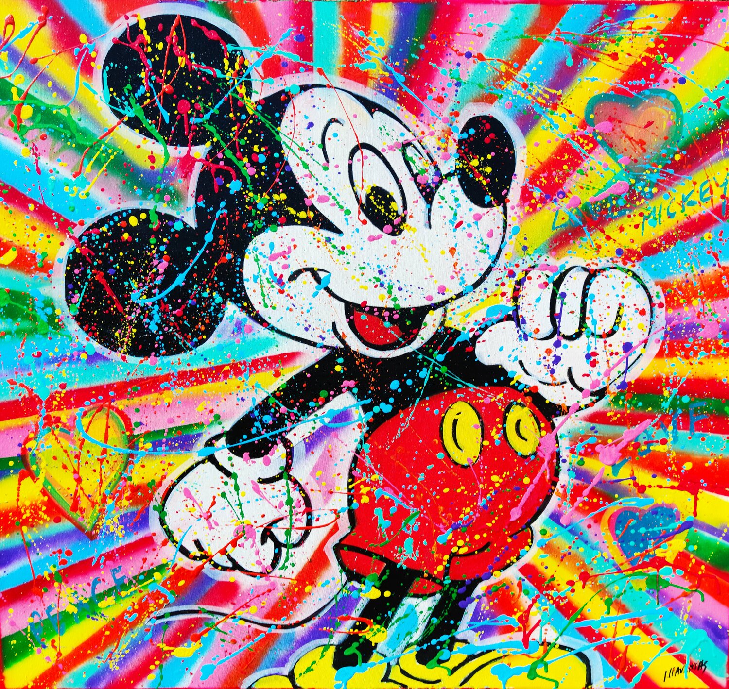 Super Mickey peace Joan Llaverias