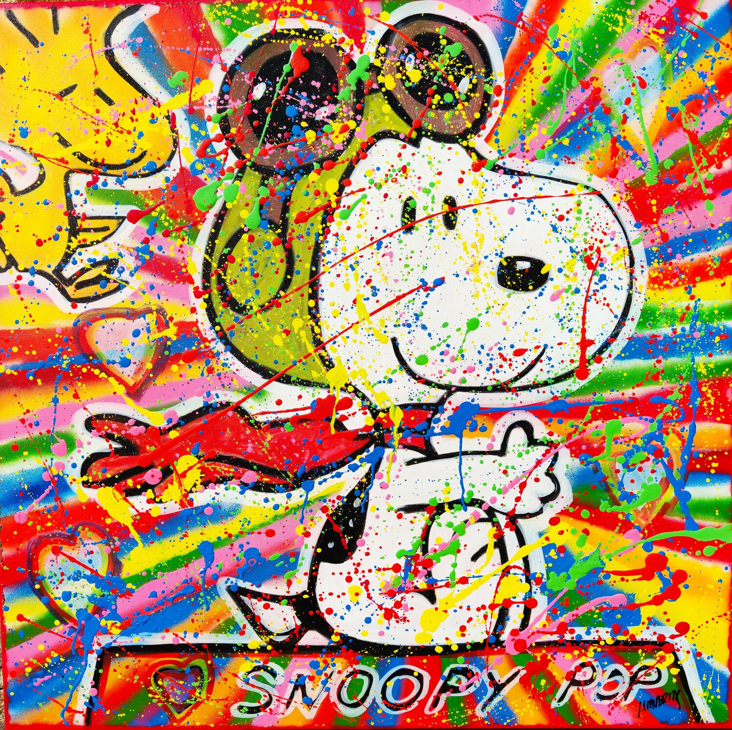 Snoopy pop fly Joan Llaverias