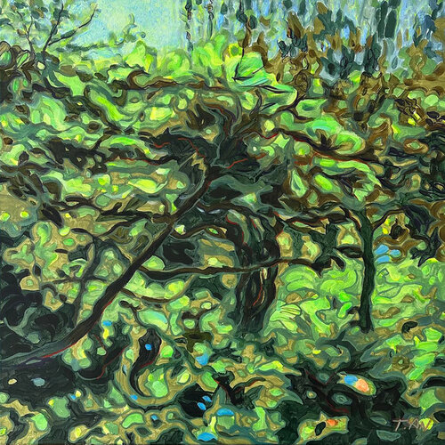 WILD GRAPES by Tatiana An, Painting for Sale on Singulart
