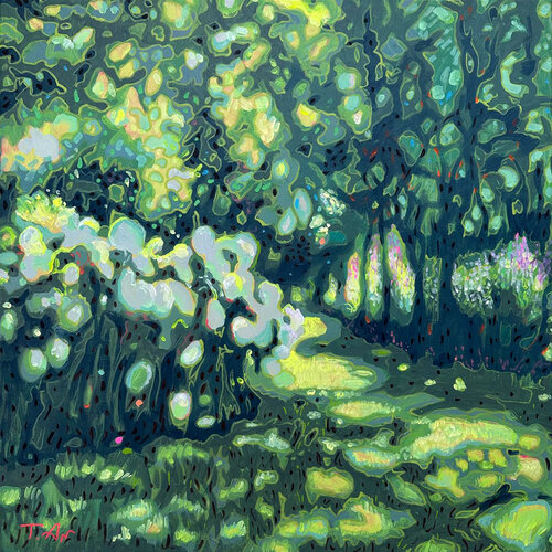 JULY GARDEN by Tatiana An, Painting for Sale on Singulart