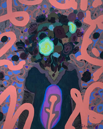 FESTIVE PORTRAIT by Tatiana An, Painting for Sale on Singulart