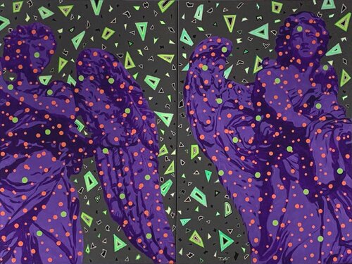 LET'S CELEBRATE! von Tatiana An, Malerei kaufen auf Singulart