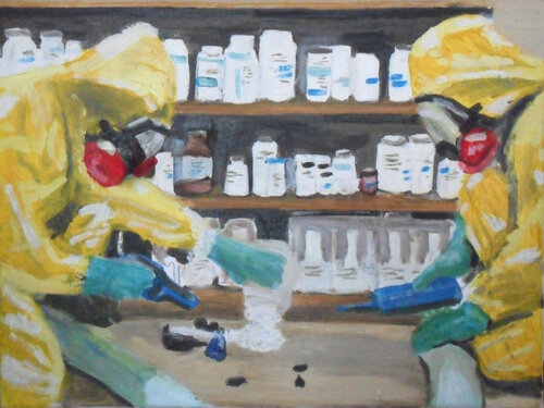 Built To Spill di Johann Groebner, Pittura in vendita su Singulart