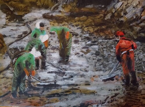 Monsanto Searches For The Last Seed di Johann Groebner, Pittura in vendita su Singulart