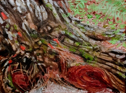 Red Burl di Johann Groebner, Pittura in vendita su Singulart