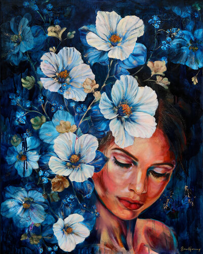 Wildflower Energy di Ellis Hollering, Pittura in vendita su Singulart