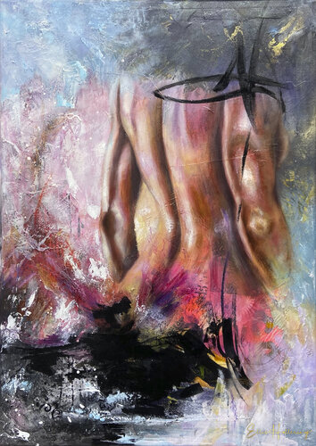 Through Someone Else's Eyes di Ellis Hollering, Pittura in vendita su Singulart