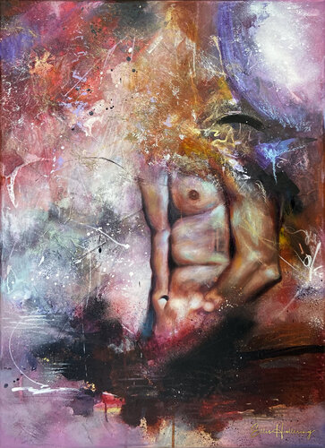 Listen to Your Eyes van Ellis Hollering, Schilderij te koop op Singulart