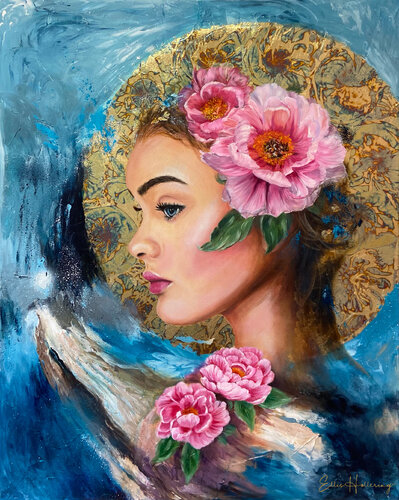 Serenity's Embrace di Ellis Hollering, Pittura in vendita su Singulart