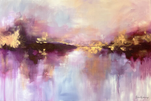 Purple Night di Ellis Hollering, Pittura in vendita su Singulart
