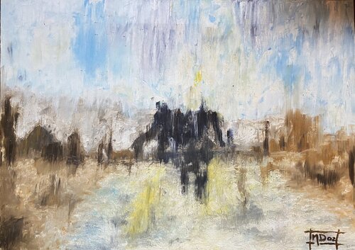 castello sconosciuto by davide marescotto, Painting for Sale on Singulart