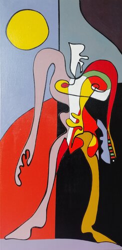 ZARATHUSTRA E IL NANO by Denise Mastel, Painting for Sale on Singulart