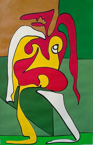CAMMINATA DEL GIGANTE by Denise Mastel, Work on Paper for Sale on Singulart