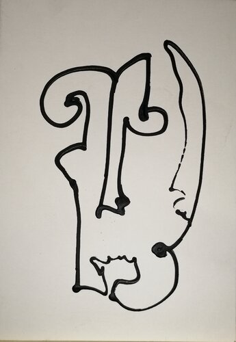 41 by Denise Mastel, Drawing for Sale on Singulart