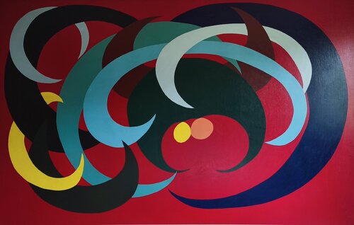 TORO NELLA MULETA 678 by Denise Mastel, Painting for Sale on Singulart