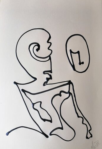 1396 by Denise Mastel, Drawing for Sale on Singulart