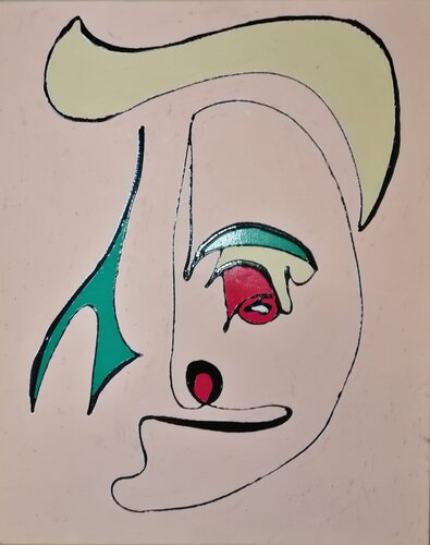 TORO ROSA 1009 van Denise Mastel, Schilderij te koop op Singulart