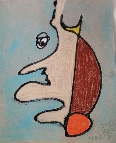 1245 MASCHERA van Denise Mastel, Werk op papier te koop op Singulart