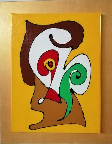 ERMETE  TRES MAGISTRIS by Denise Mastel, Painting for Sale on Singulart