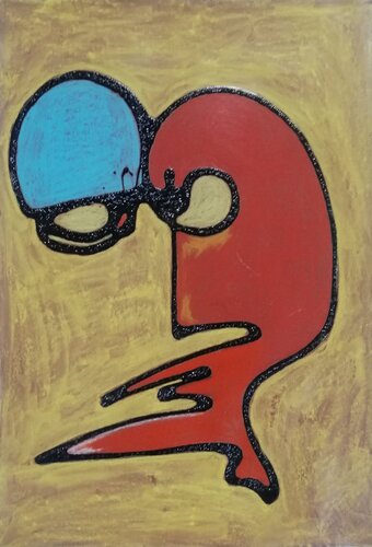 1233 MASCHERA by Denise Mastel, Work on Paper for Sale on Singulart