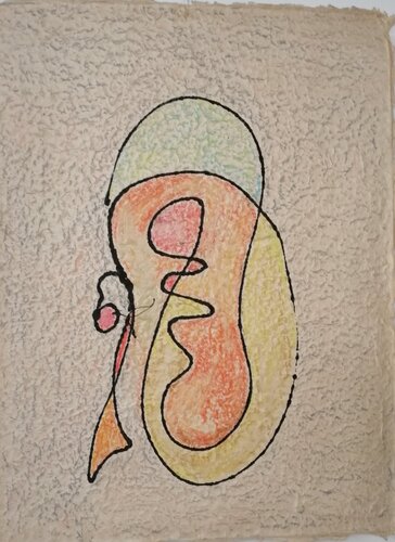 SCOIATTOLO 4 by Denise Mastel, 종이 for Sale on Singulart