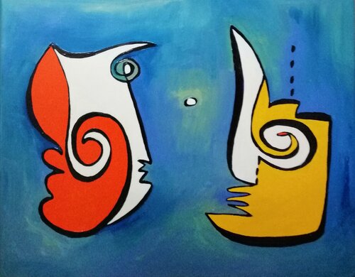ELFI  D'ACQUA van Denise Mastel, Schilderij te koop op Singulart