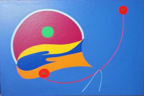 VOGLIA DI COMETA by Denise Mastel, Painting for Sale on Singulart