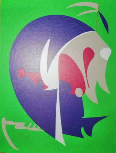 ELEFANTE van Denise Mastel, Schilderij te koop op Singulart