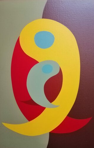 LE CARPE NEL MIO LAGHETTO by Denise Mastel, Painting for Sale on Singulart