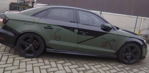 AUDI   A 3   SEDAN  WRAPPING van Denise Mastel, Andere media te koop op Singulart