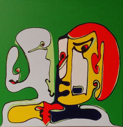 VIBRAZIONE  SCAMBIO  CONTINUO van Denise Mastel, Schilderij te koop op Singulart
