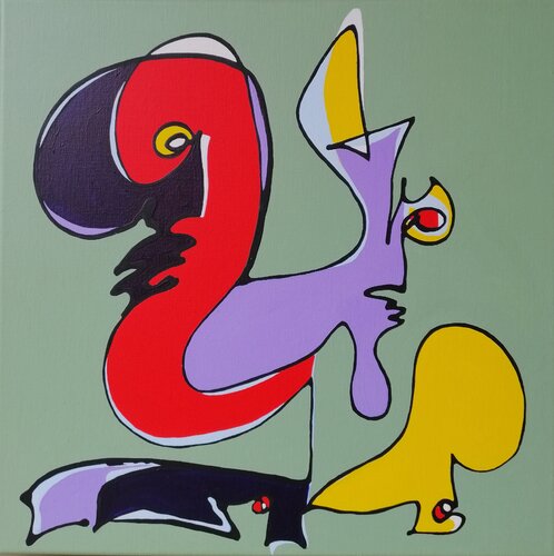 SEQUENZA  DI SQUILIBRIO de Denise Mastel, Pintura a la venta en Singulart