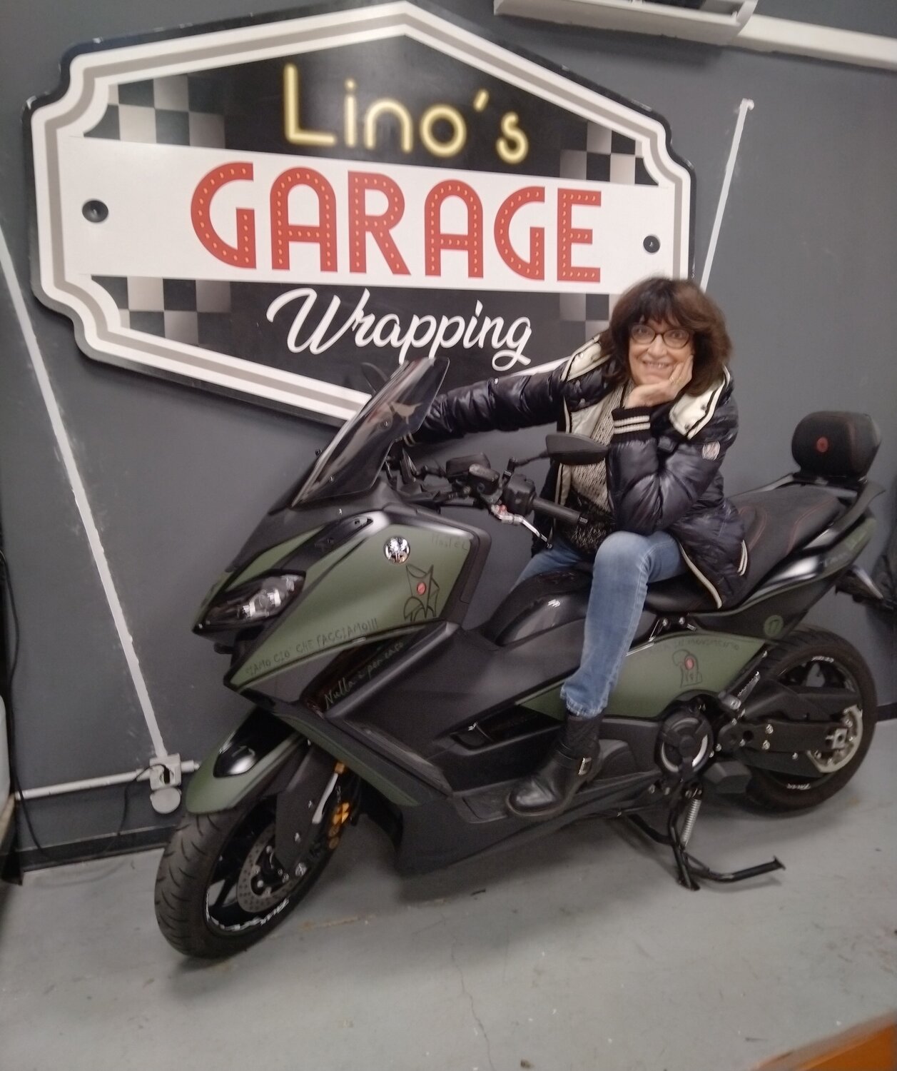 YAMAHA  T  MAX  560  WRAPPING Denise Mastel