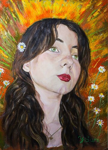 lily in the valley par Younes SARI, Peinture en vente sur Singulart