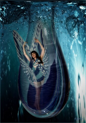 Teardrop di Mike Lindtner, Fotografia in vendita su Singulart