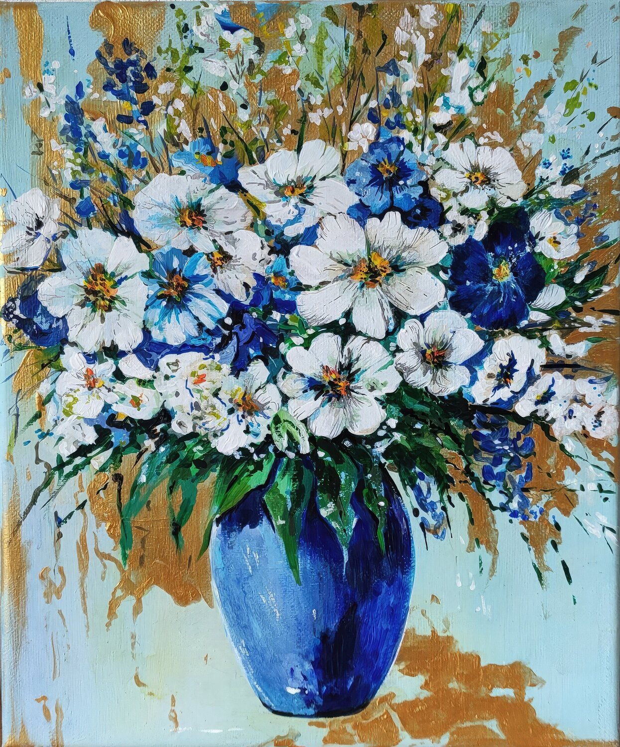 Strahlen der blauen Blumen Janina Rudenko