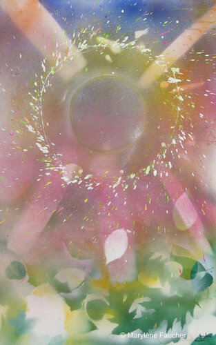 "Rayonnement I" de Marylene Faucher, Pintura a la venta en Singulart