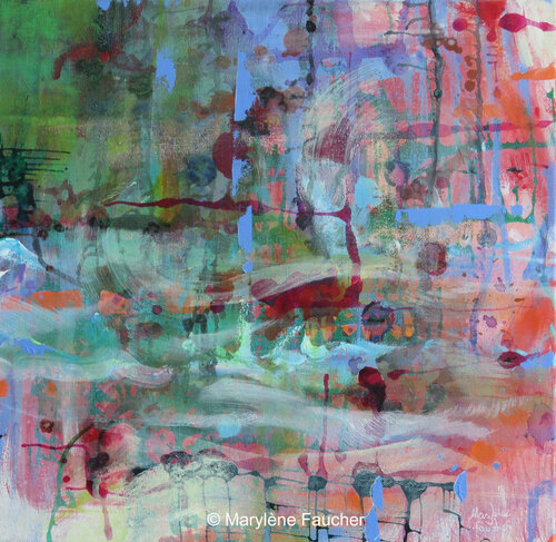 "Tumultes" de Marylene Faucher, Pintura a la venta en Singulart