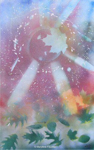 "Rayonnement II" de Marylene Faucher, Pintura a la venta en Singulart