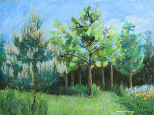 Percée de Lumière II de Marylene Faucher, Pintura a la venta en Singulart