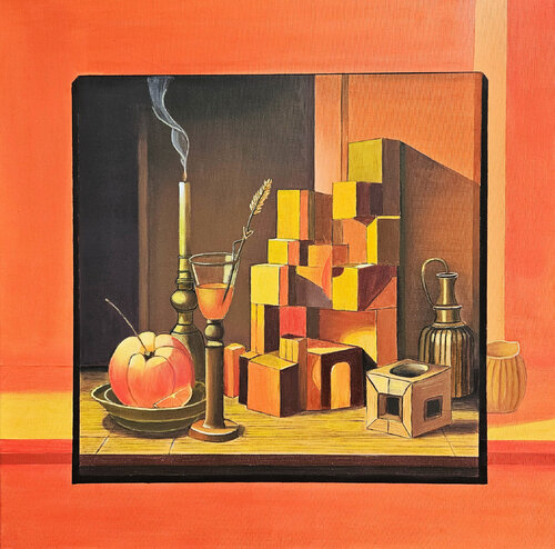 Orange van Alida Velea, Schilderij te koop op Singulart