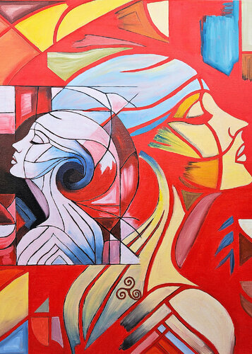 Catharsis 4 (Maria) by Alida Velea, Painting for Sale on Singulart